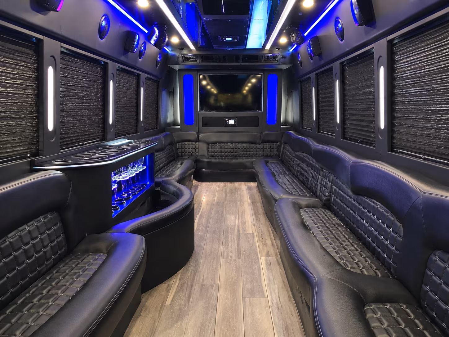 affordable brownsville prom party bus prices split across your group
